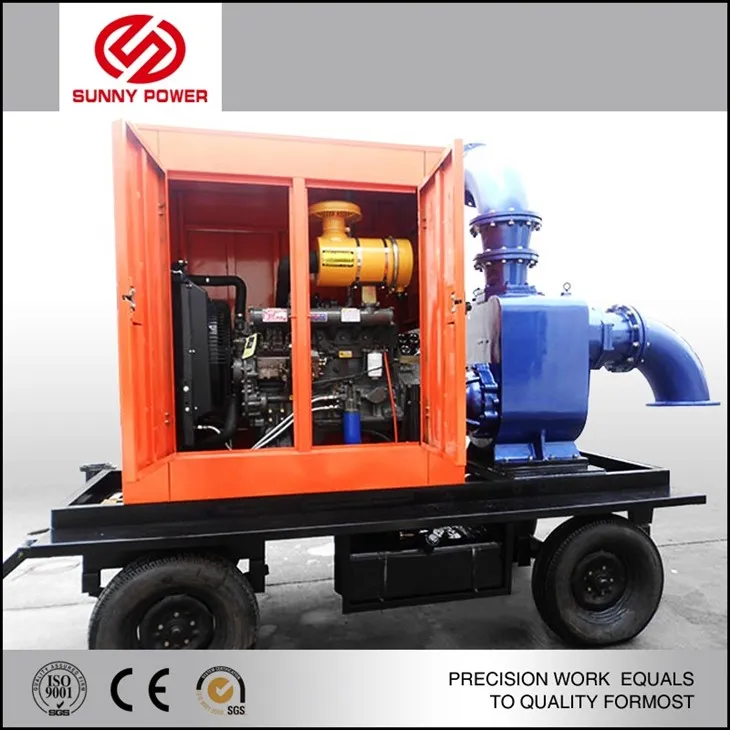 Self priming wastewater pump